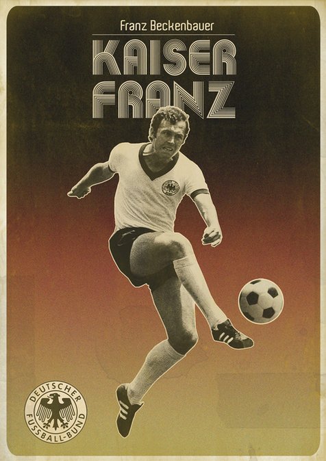 足球的吸引力：Zoran Luci怀旧风格足球海报