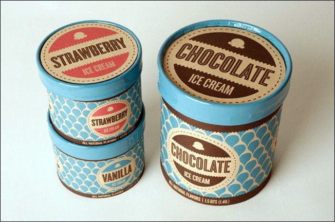 25款美味冰淇淋包装设计