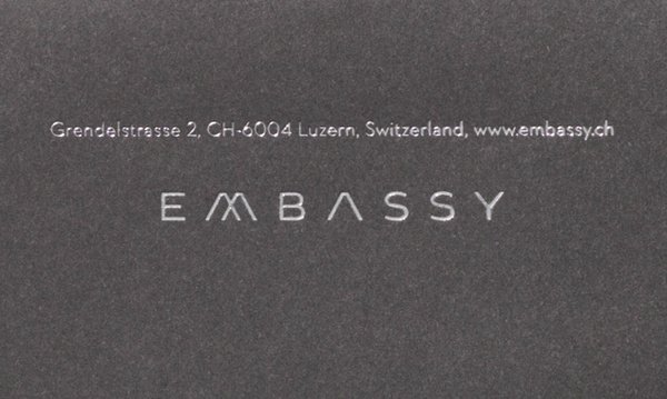 Embassy品牌设计欣赏