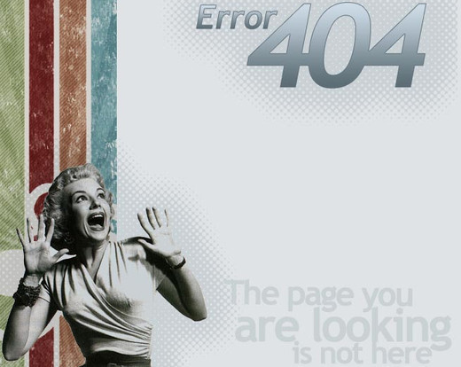 富有创意和趣味性的404页面设计