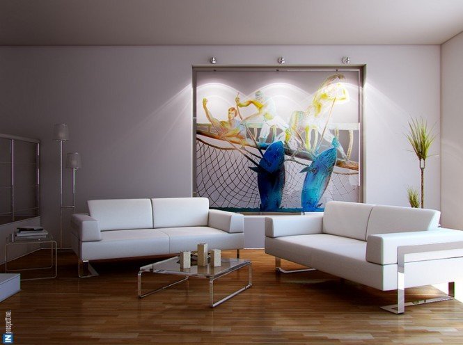 Pixel3D唯美简约的室内设计欣赏