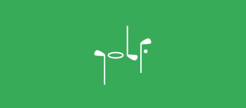 标志设计元素运用实例：高尔夫