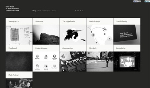 50个极简风格的摄影师网站设计