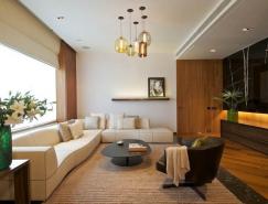 新德里現代風格的公寓室內設計