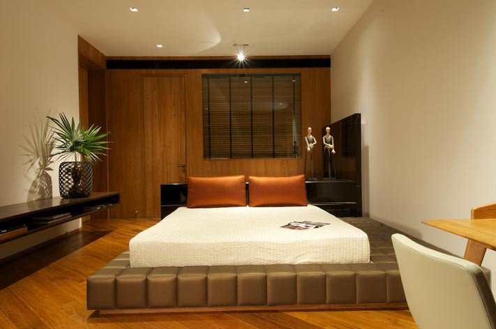 新德里现代风格的公寓室内设计