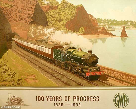 国外经典的铁路海报设计