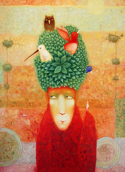 立陶宛Arunas Zilys神话色彩的超现实主义绘画作品