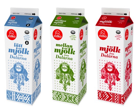 30款漂亮的牛奶包装欣赏