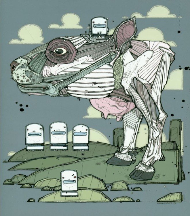 Nicholas Di Genova 的怪兽插画世界