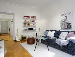 瑞典簡潔風格的兩居室公寓設計