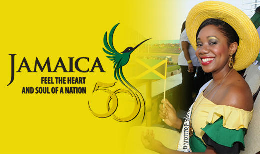 牙买加庆祝独立50周年Logo