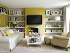 室內設計欣賞：黃色系的溫暖氛圍
