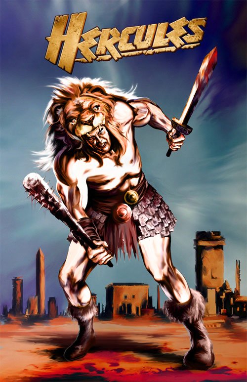 神话人物：大力士(Hercules)插画欣赏