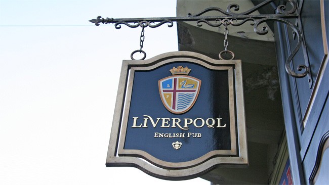 品牌设计欣赏：Liverpool英式酒吧