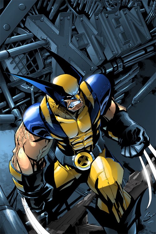 X战警人物插画: 金刚狼(Wolverine)