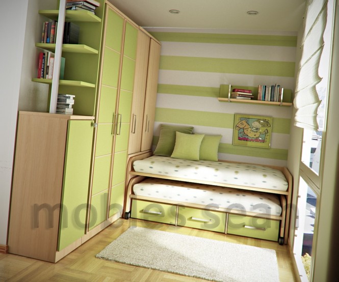 巧妙节省空间的儿童房设计