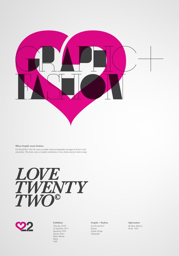 南非设计师Ryan Atkinson品牌设计：Love 22