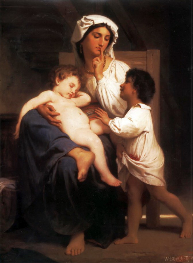 法国学院派画家William Adolphe Bouguereau作品(上)