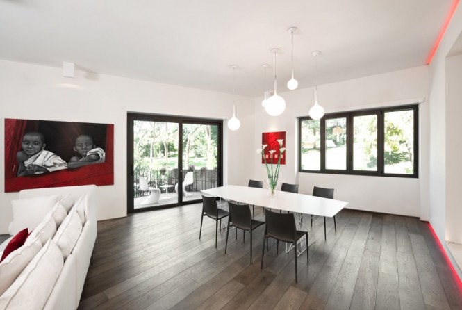 红白搭配的罗马Celio公寓设计