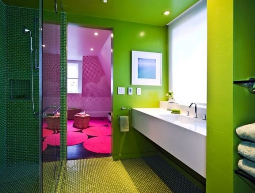43款色彩明亮的卫生间设计
