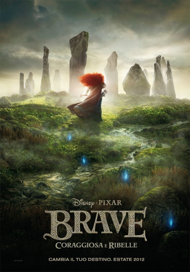 迪士尼皮克斯动画电影《勇敢》(Brave)海报欣赏