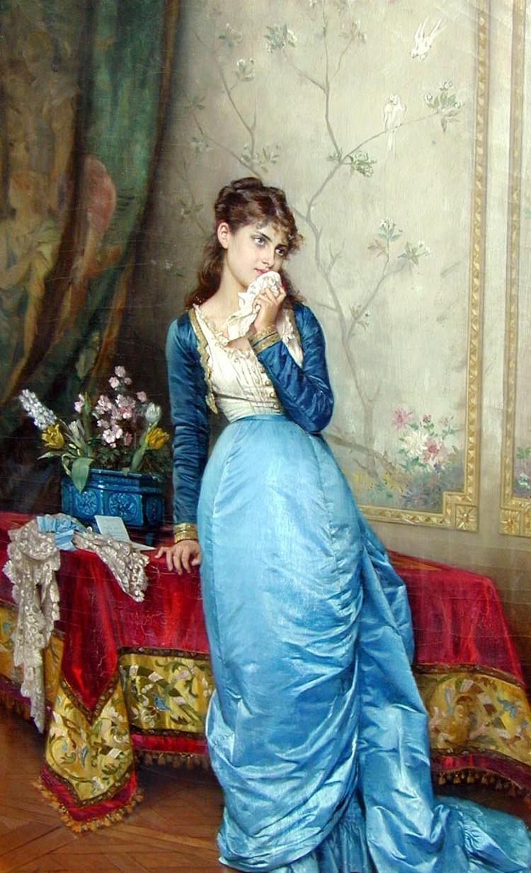 Auguste Toulmouche人物油画作品