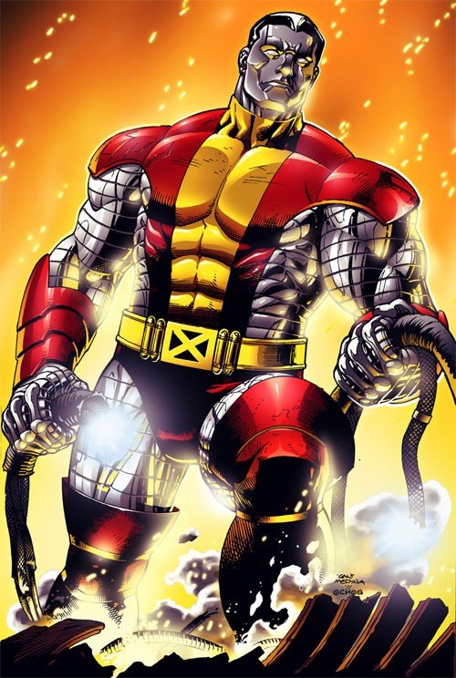 X战警人物插画: 钢巨人(Colossus)