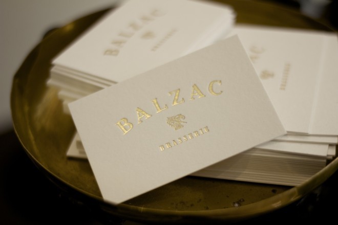 品牌设计欣赏：Balzac餐厅