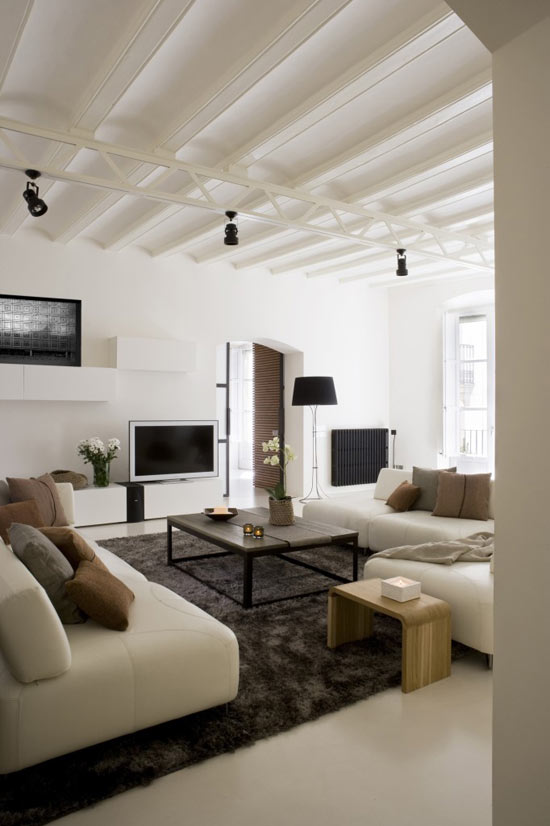 YLAB Arquitectos：巴塞罗那现代时尚公寓设计
