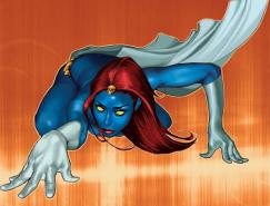 X战警人物插画:魔形女（Mystique）