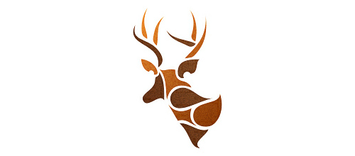 标志设计元素运用实例：鹿
