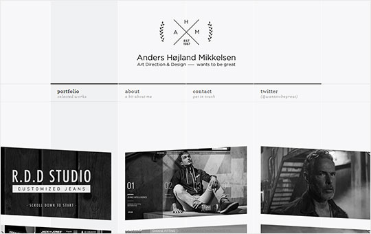 40个极简风格网站设计