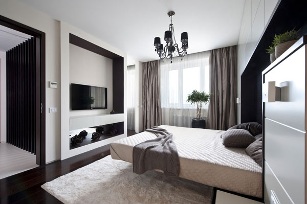俄罗斯Zelenograd现代优雅的公寓设计
