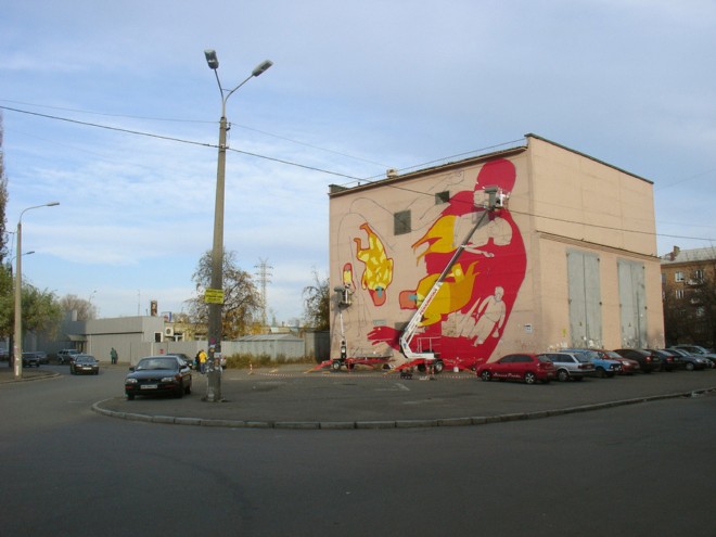 Interesni Kazki创意街头绘画艺术