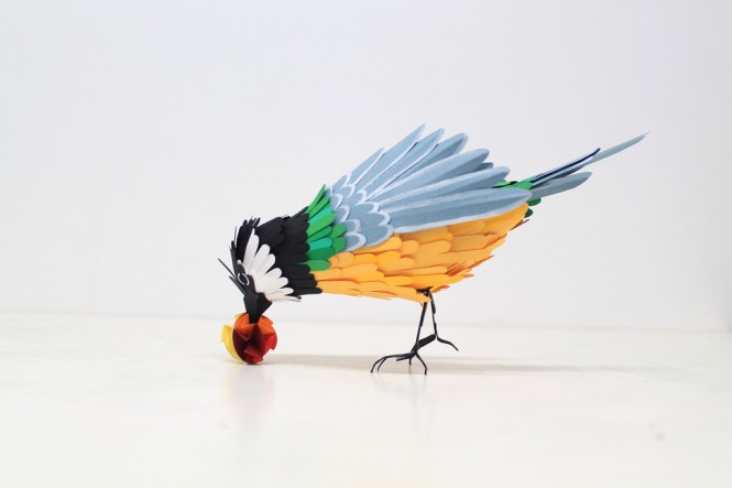 美丽的纸鸟：Diana Beltran Herrera纸雕艺术