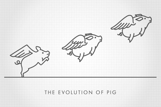 一只会飞的猪：Unreal设计公司品牌形象设计