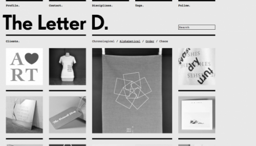 20个漂亮的黑白网页设计