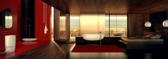 Danelon Meroni时尚前卫的浴室设计