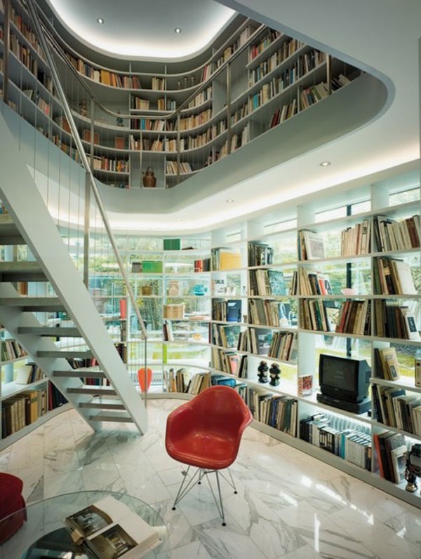 37个家庭图书馆设计实例欣赏