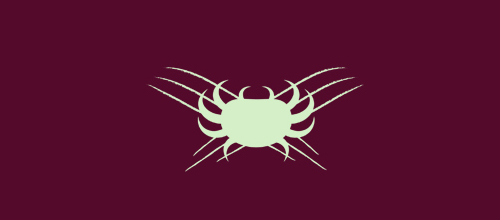 标志设计元素运用实例：螃蟹