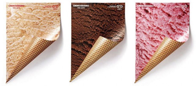Kibon冰淇淋创意海报设计