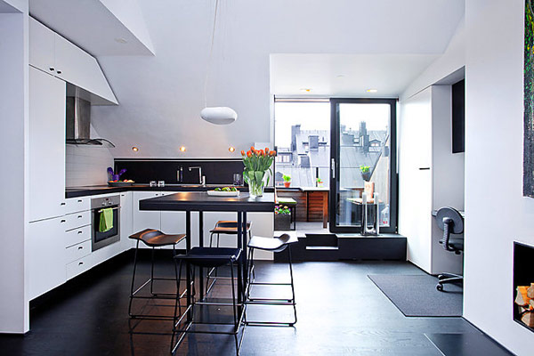 斯德哥尔摩54平米精致布局的小公寓设计