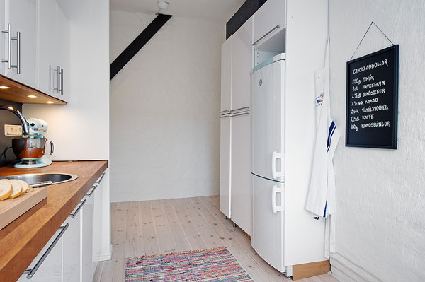 瑞典哥德堡85平米阁楼公寓设计