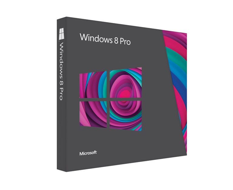 微软公布5种Windows 8 Pro零售版包装盒设计