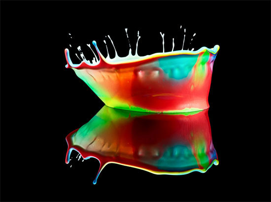 高速摄影欣赏：迷人的液体艺术