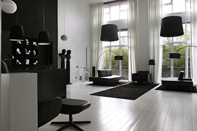 Mires Paris：黑与白的家居装修风格