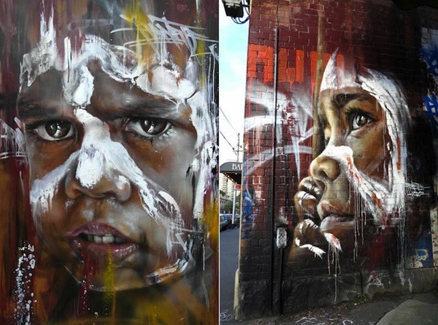 澳大利亚adnate街头艺术作品