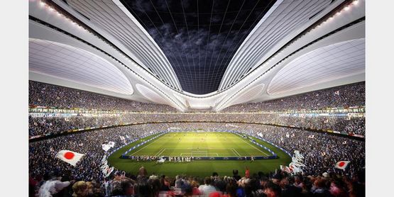 扎哈·哈迪德投标卡塔尔世界杯体育场