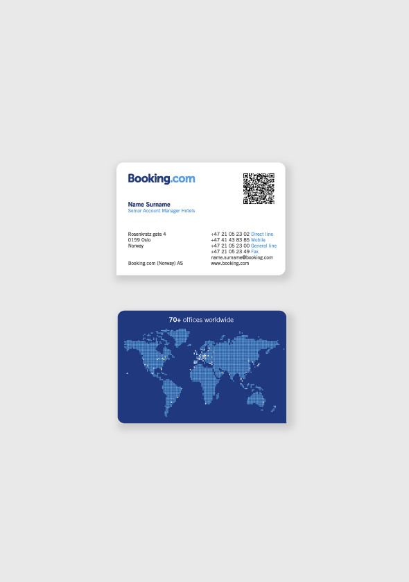 Booking.com网站品牌形象设计