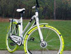 荷蘭設計師CesarVanRongen：自行車防滑套(BikeSpikes)